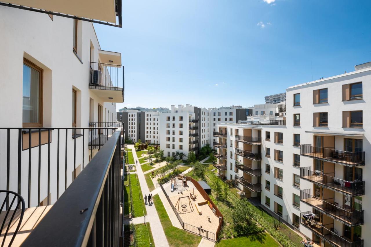 Wola Skwer Happy Apartment ワルシャワ エクステリア 写真